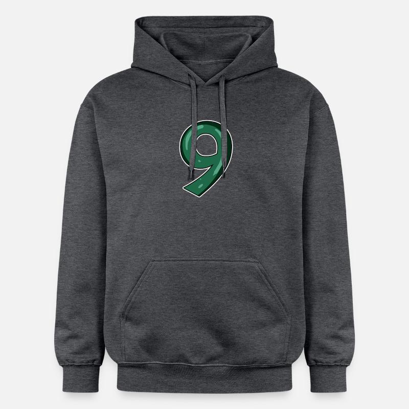 Graphique 9 - Sweat à capuche Softstyle® Gildan Unisexe - gris foncé chiné