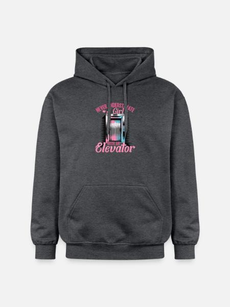Elevator toddler & kids - Gildan Unisex Softstyle® Midweight Hoodie - dark heather grey