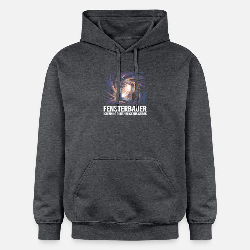 Fabricant de fenêtres - Sweat à capuche Softstyle® Gildan Unisexe - gris foncé chiné