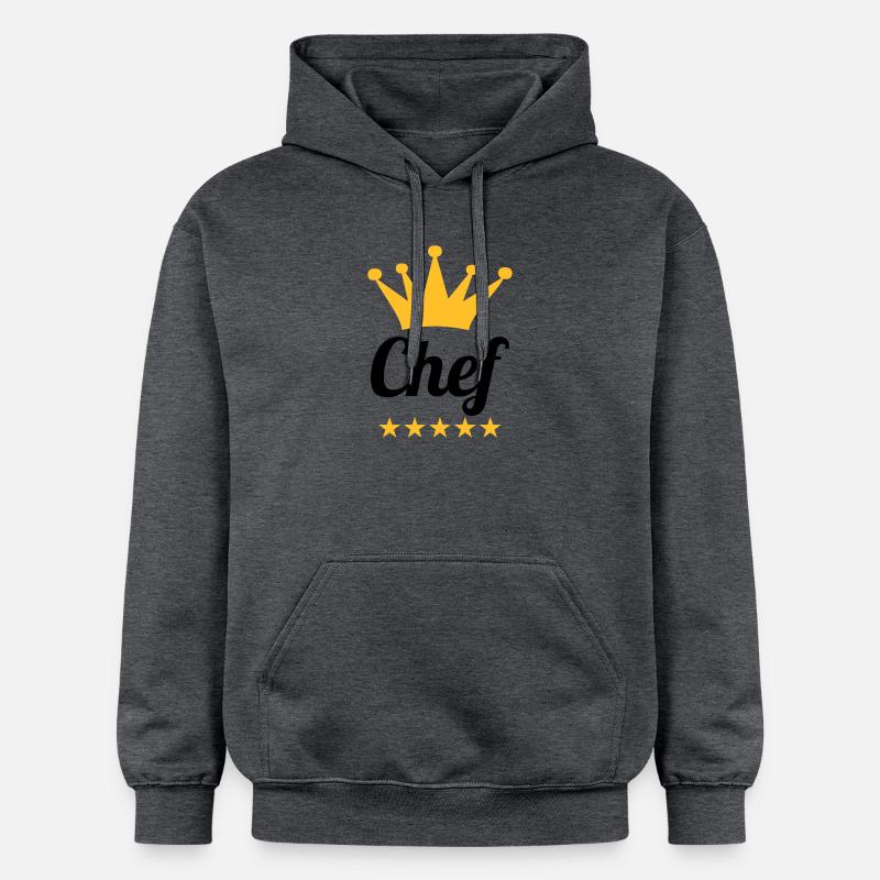 Chef - Sweat à capuche Softstyle® Gildan Unisexe - gris foncé chiné