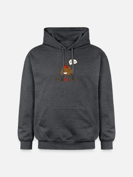 Praline - Gildan Unisex Softstyle® Midweight Hoodie - Dunkelgrau meliert