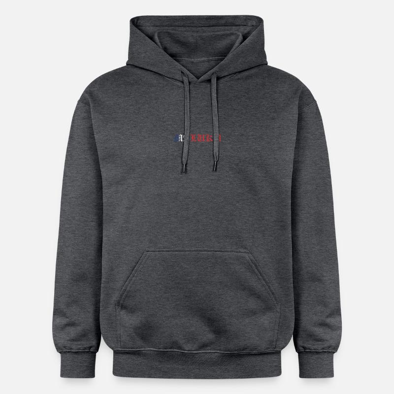 Maluku RMS - Sweat à capuche Softstyle® Gildan Unisexe - gris foncé chiné
