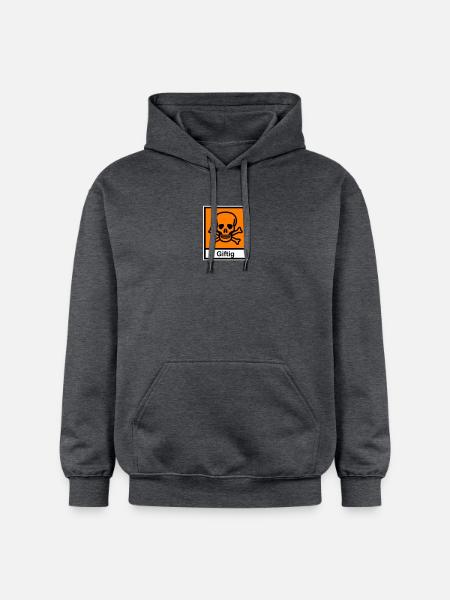 Vénéneux - Sweat à capuche Softstyle® Gildan Unisexe - gris foncé chiné