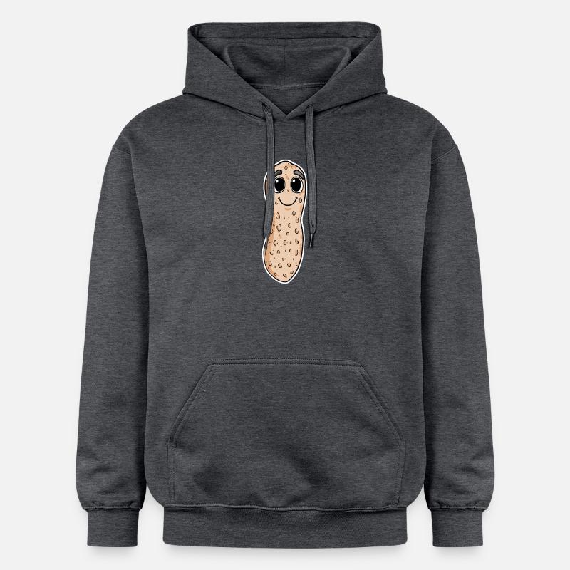 Arachide - Sweat à capuche Softstyle® Gildan Unisexe - gris foncé chiné