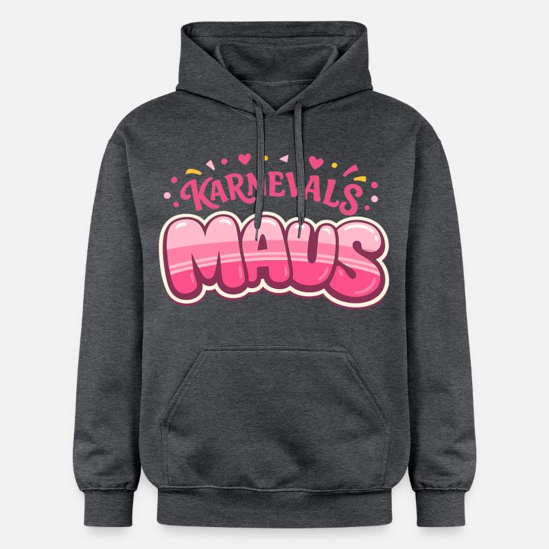 Carnival Mouse Cologne – Cologne Carnival - Sweat à capuche Softstyle® Gildan Unisexe - gris foncé chiné