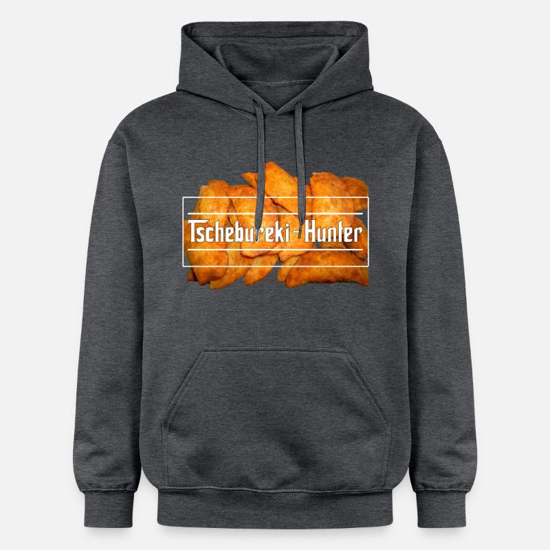 Tchbureki-Hunter - Sweat à capuche Softstyle® Gildan Unisexe - gris foncé chiné