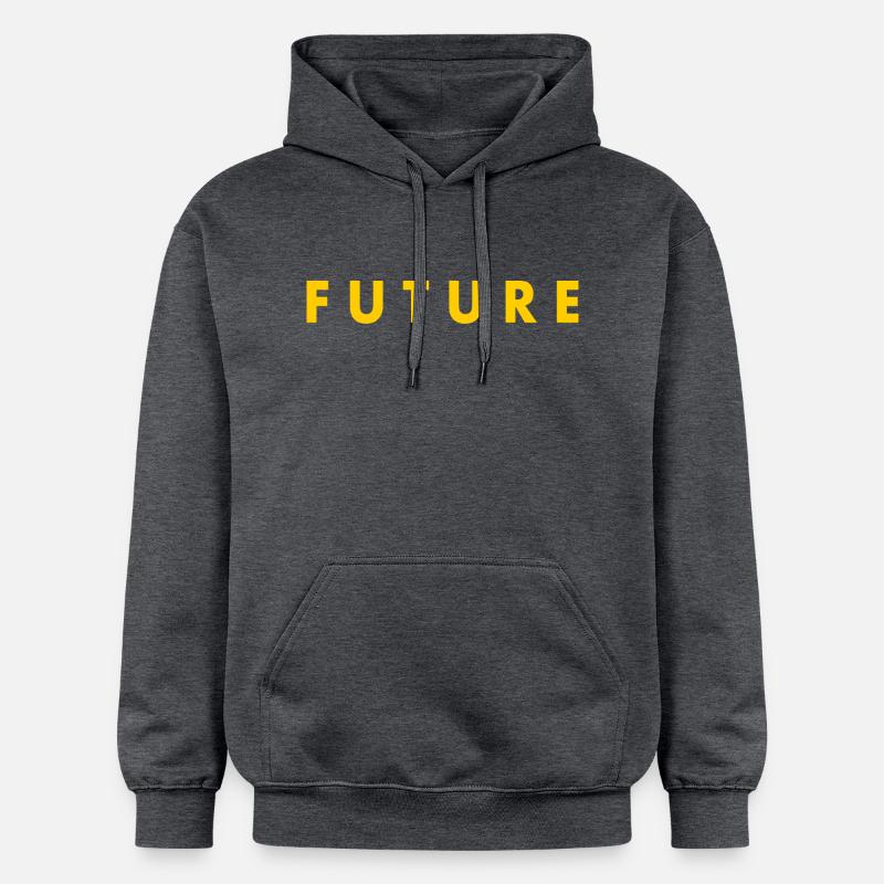 Future - Sweat à capuche Softstyle® Gildan Unisexe - gris foncé chiné