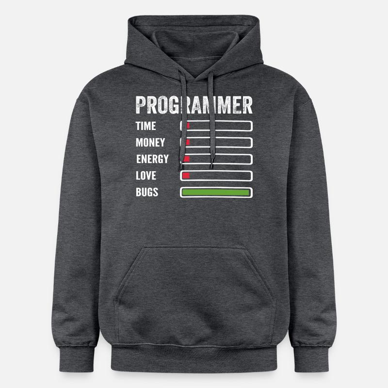 Developer Humor Programmer Coder - Gildan Unisex Softstyle® Midweight Hoodie - dark heather grey