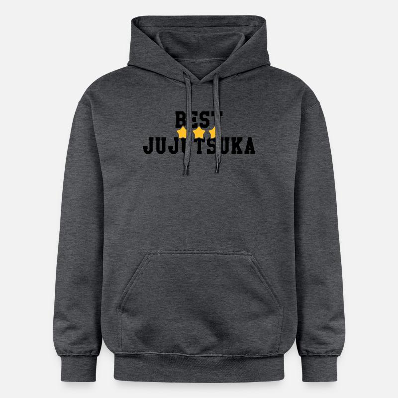 Jiu Jitsu / Jujutsu / Jiujitsu / Art Martial - Sweat à capuche Softstyle® Gildan Unisexe - gris foncé chiné
