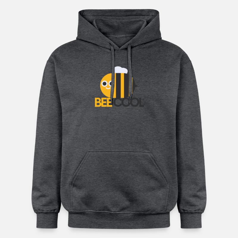 Bee Cool Chef Bee - Sweat à capuche Softstyle® Gildan Unisexe - gris foncé chiné