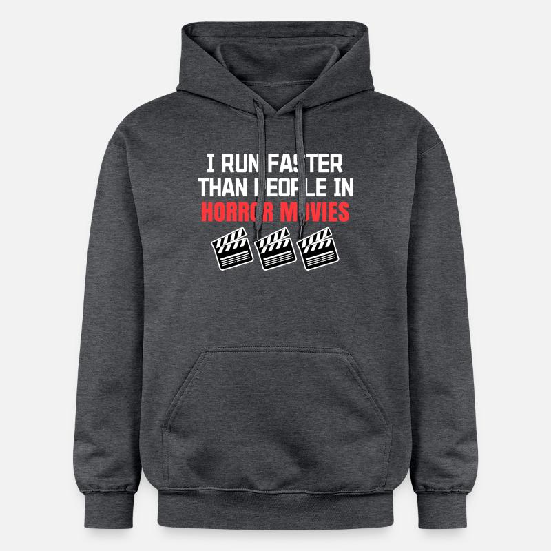 Films Streaming Déclaration Cinéma Cinéma - Sweat à capuche Softstyle® Gildan Unisexe - gris foncé chiné
