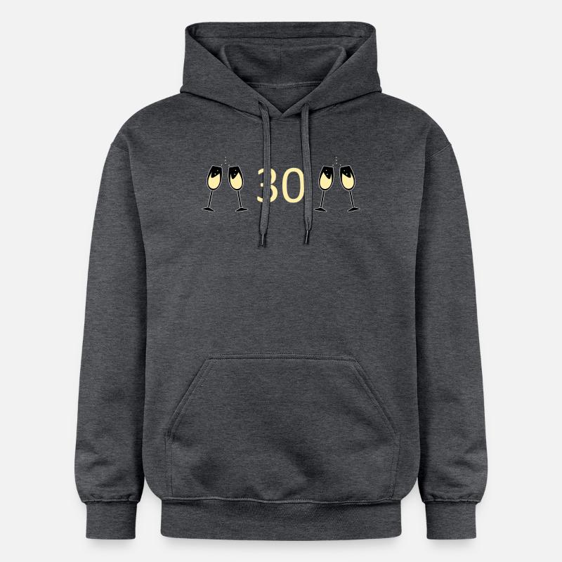 30e anniversaire 30e anniversaire - Sweat à capuche Softstyle® Gildan Unisexe - gris foncé chiné