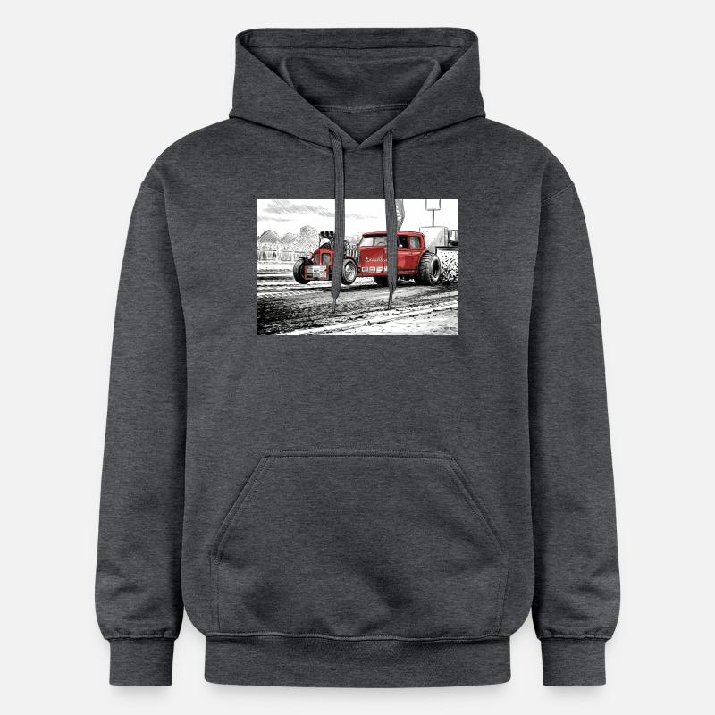 Excalibur - Sweat à capuche Softstyle® Gildan Unisexe - gris foncé chiné