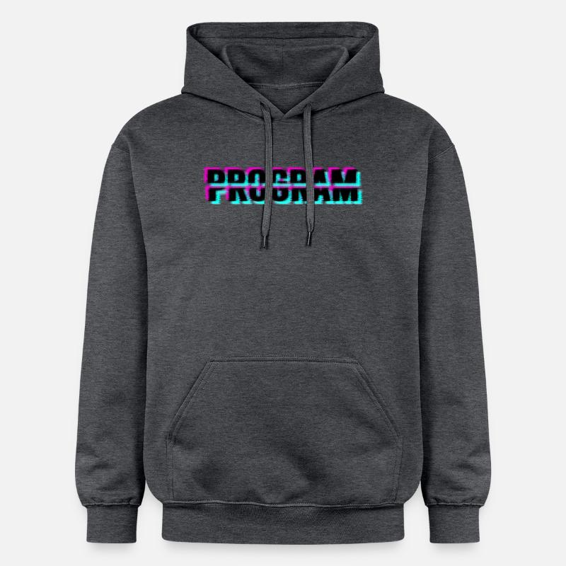 Programme informatique - Sweat à capuche Softstyle® Gildan Unisexe - gris foncé chiné