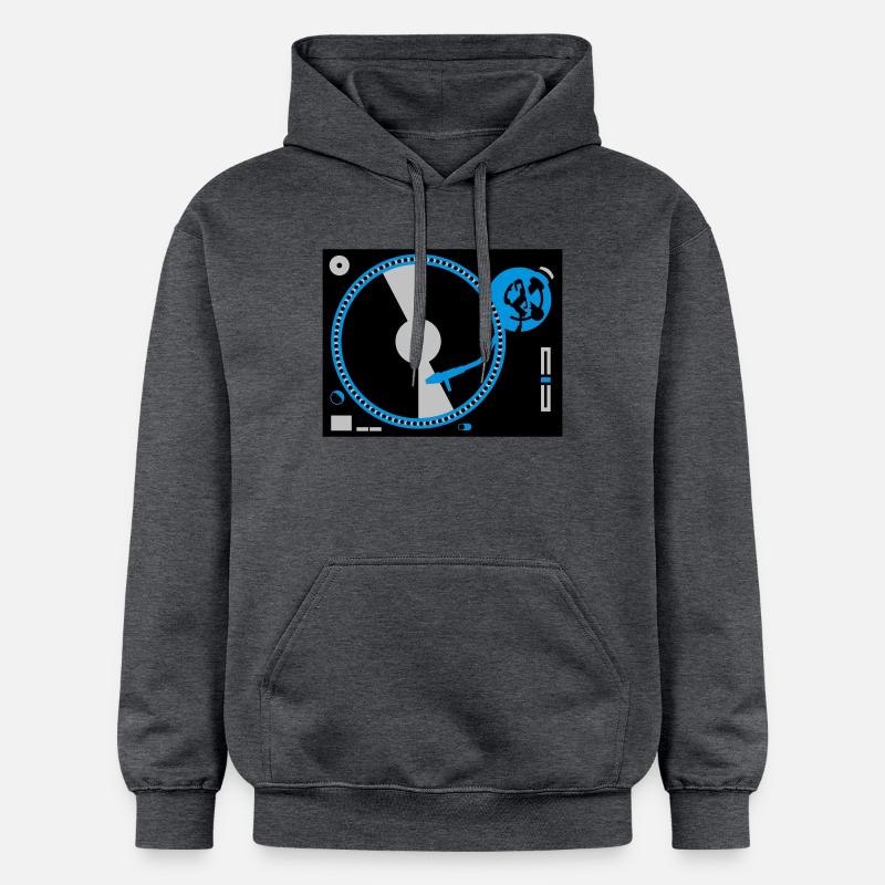 turntables - Gildan Unisex Softstyle® Midweight Hoodie - dark heather grey