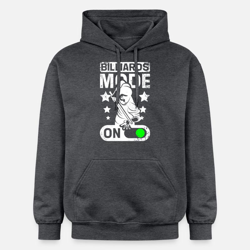 Mode billard activé - Sweat à capuche Softstyle® Gildan Unisexe - gris foncé chiné