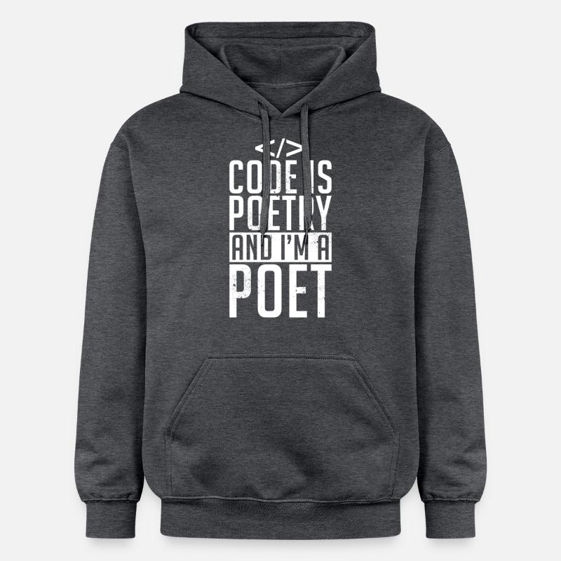 Programmer Developer Coder Code - Gildan Unisex Softstyle® Midweight Hoodie - dark heather grey