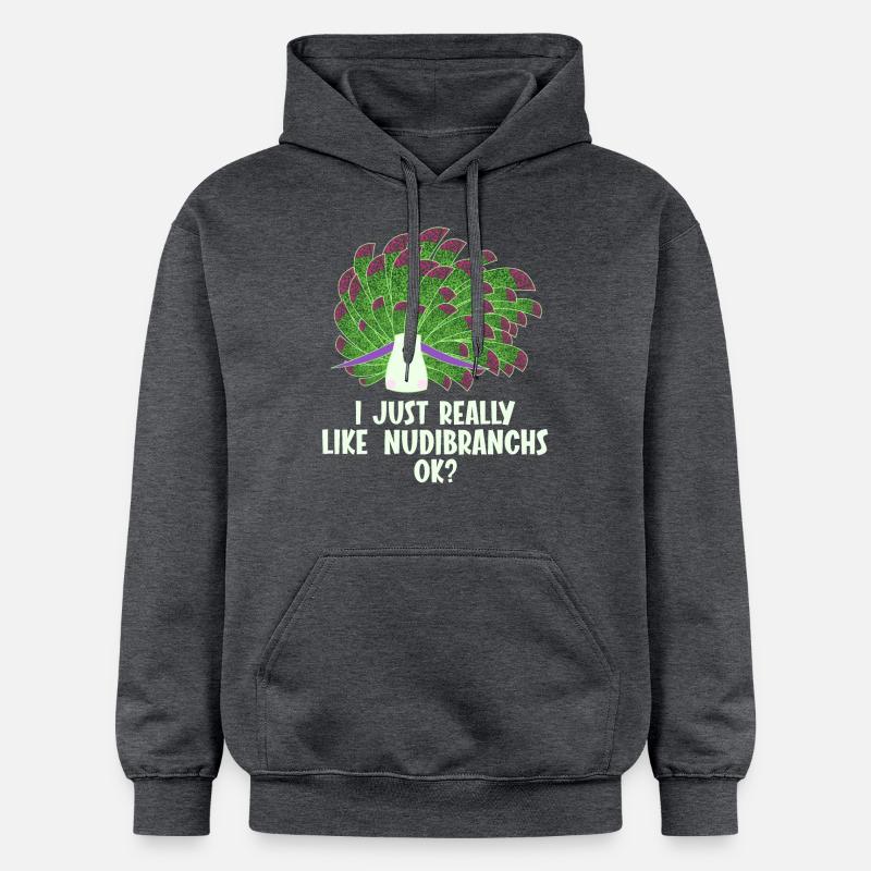 Nudibranches nudibranches - Sweat à capuche Softstyle® Gildan Unisexe - gris foncé chiné