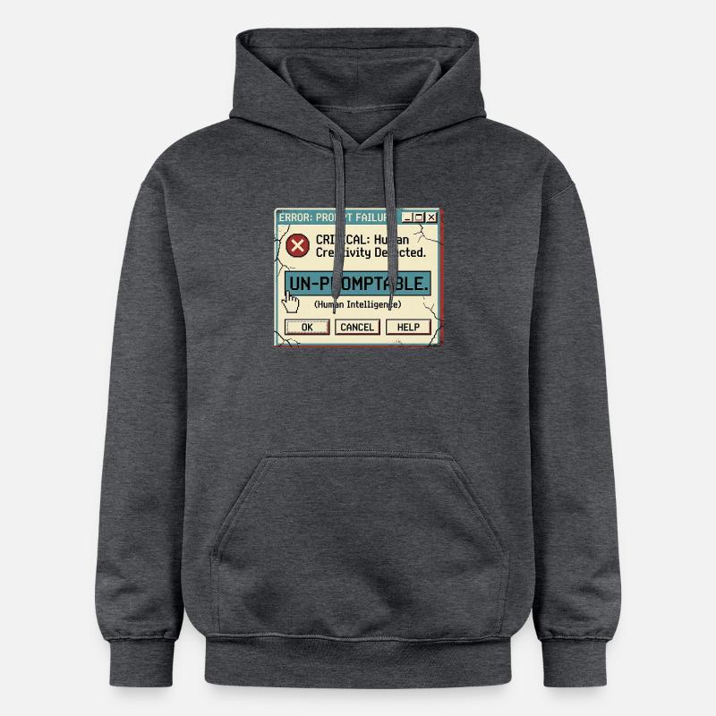 Non sollicité - Sweat à capuche Softstyle® Gildan Unisexe - gris foncé chiné
