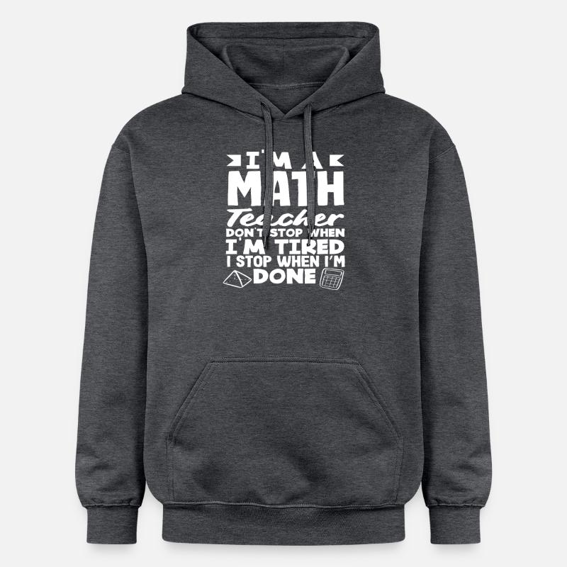 Math Teacher Math Gift - Gildan Unisex Softstyle® Midweight Hoodie - dark heather grey