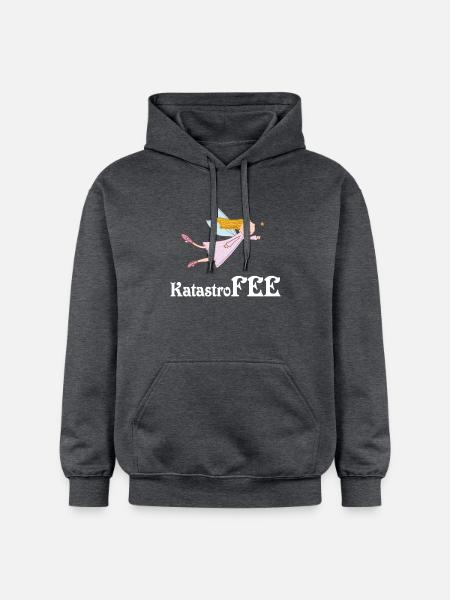 KatastroFEE - Gildan Unisex Softstyle® Midweight Hoodie - Dunkelgrau meliert