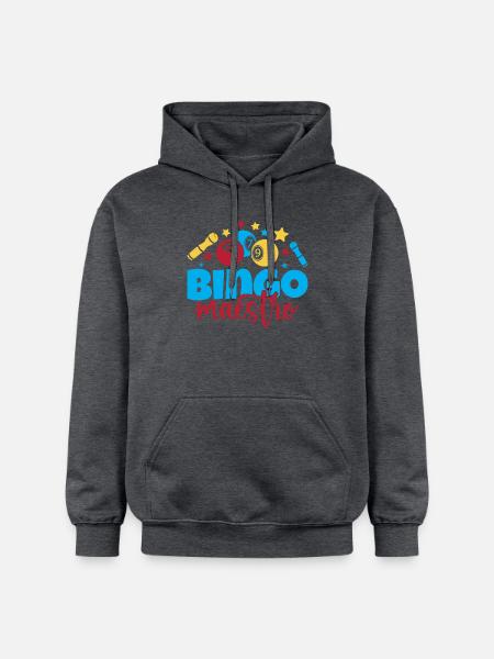 Bingo Game Maestro Bingo - Gildan Unisex Softstyle® Midweight Hoodie - dark heather grey