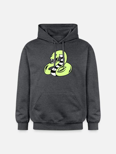snake 02 - Gildan Unisex Softstyle® Midweight Hoodie - dark heather grey