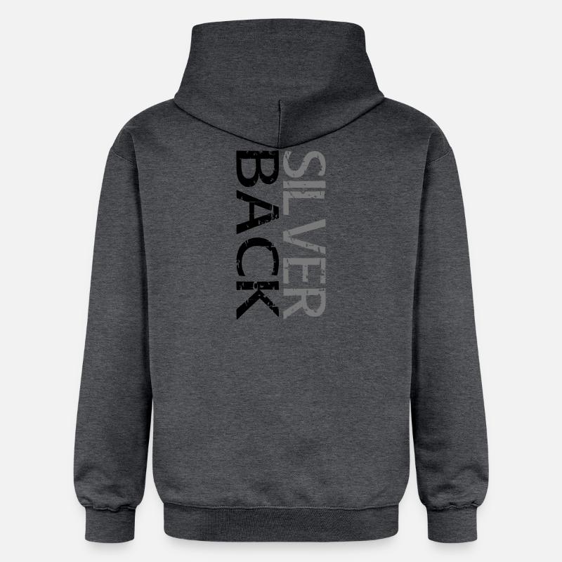 SILVERBACK (à deux lignes) - Sweat à capuche Softstyle® Gildan Unisexe - gris foncé chiné