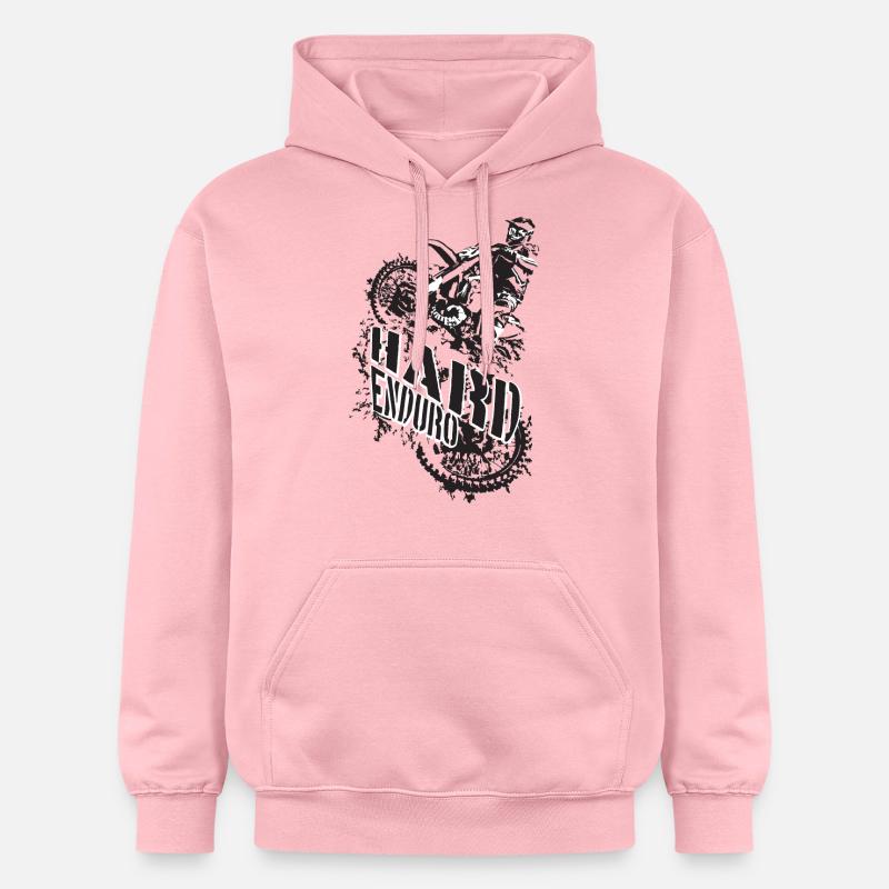 dur enduro - Sweat à capuche Softstyle® Gildan Unisexe - rose clair