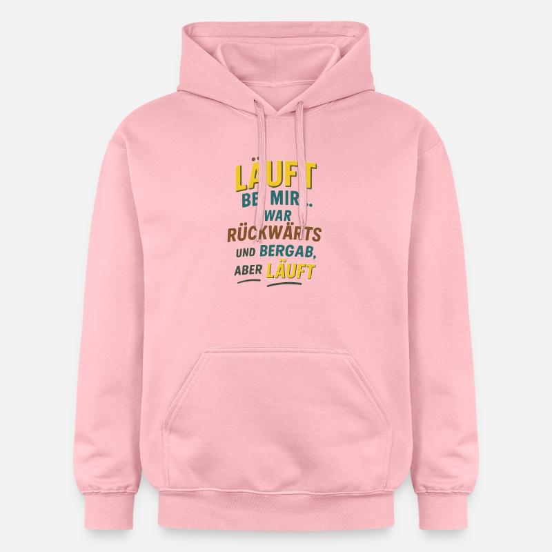 Bizarre, honnête et merveilleusement autodérision. - Sweat à capuche Softstyle® Gildan Unisexe - rose clair