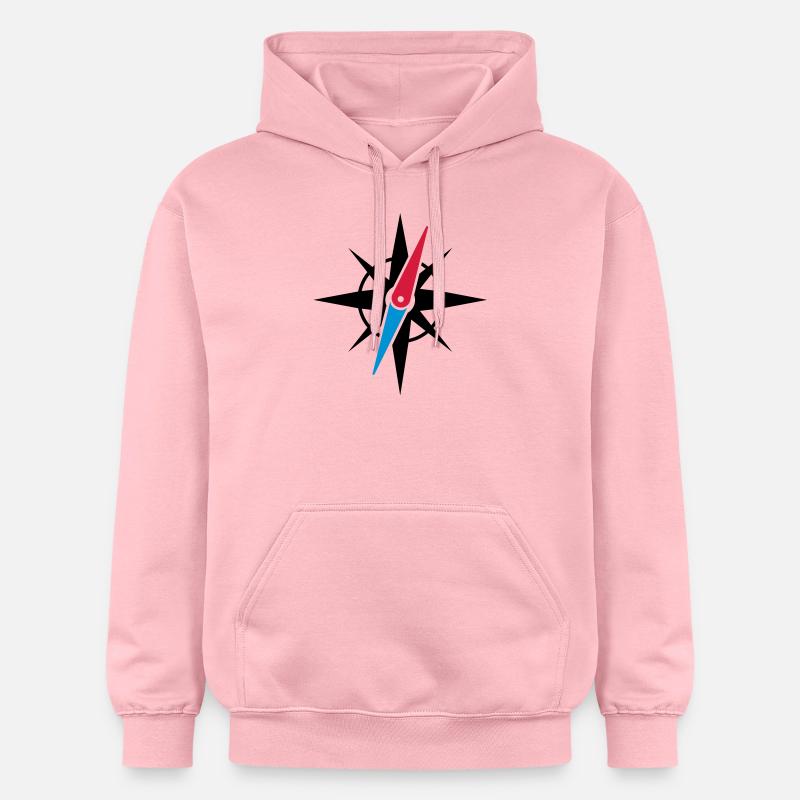kompass_1_f3 - Sweat à capuche Softstyle® Gildan Unisexe - rose clair