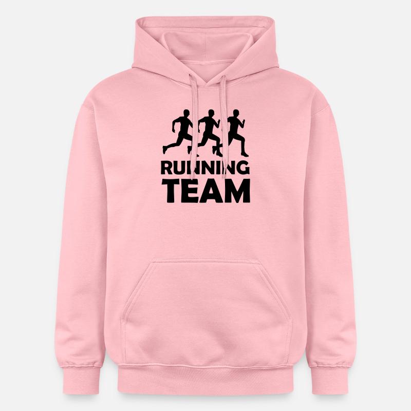 running_team_01 - Sweat à capuche Softstyle® Gildan Unisexe - rose clair