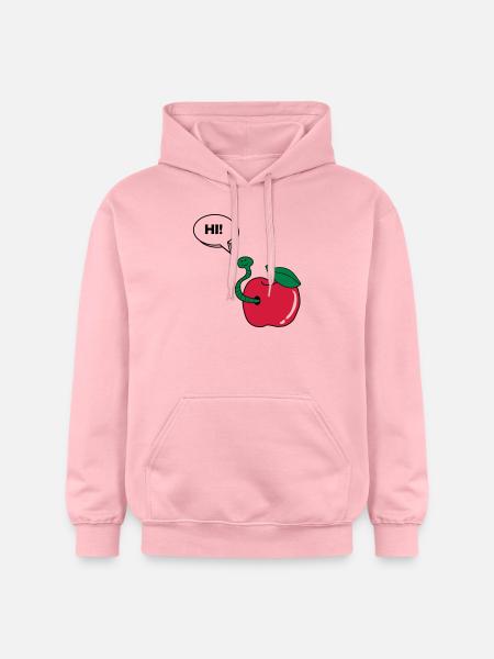 wurm_hi_02 - Gildan Unisex Softstyle® Midweight Hoodie - light pink