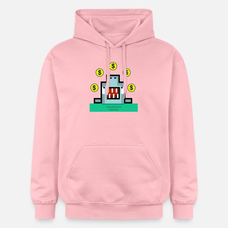 Jongleur de requin dollar - Sweat à capuche Softstyle® Gildan Unisexe - rose clair