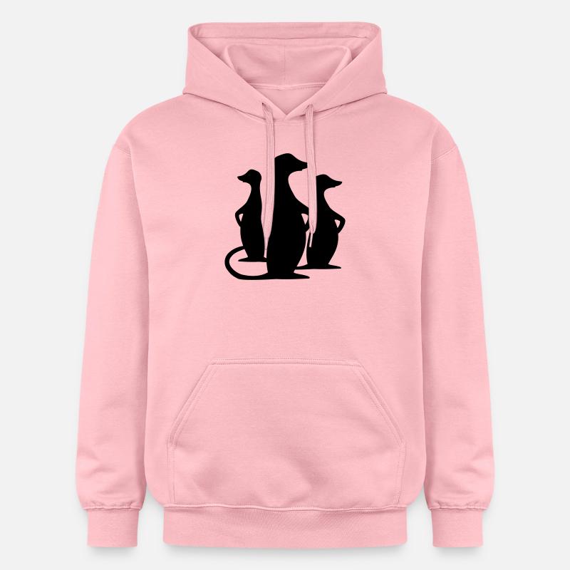 suricate - Sweat à capuche Softstyle® Gildan Unisexe - rose clair