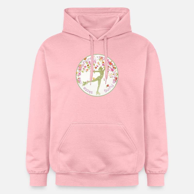 PATINEZ COMME SI VOUS VOLIEZ - Sweat à capuche Softstyle® Gildan Unisexe - rose clair