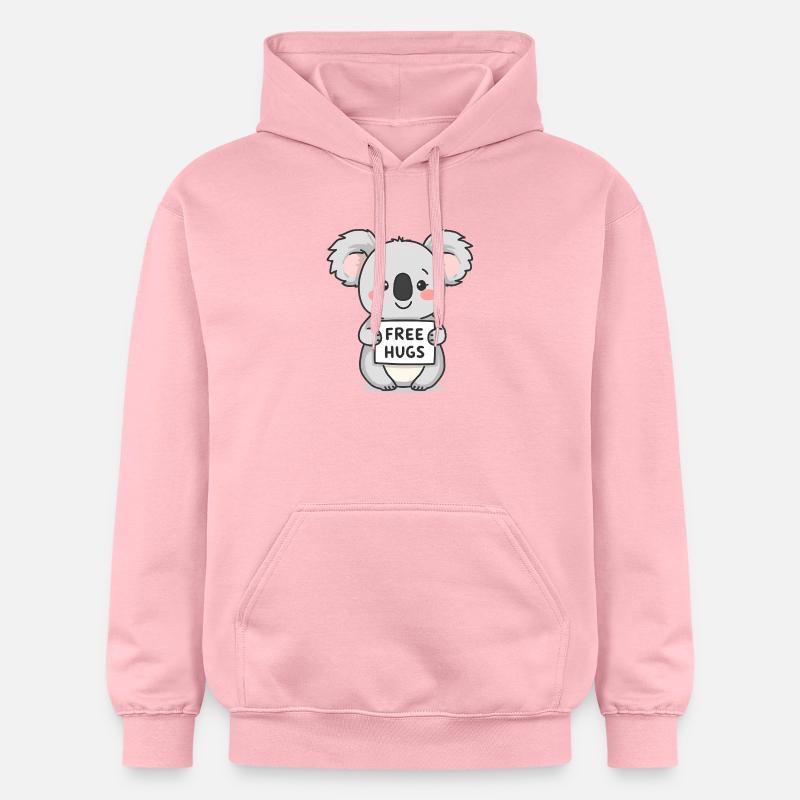 Câlins gratuits mignons Koala - Sweat à capuche Softstyle® Gildan Unisexe - rose clair