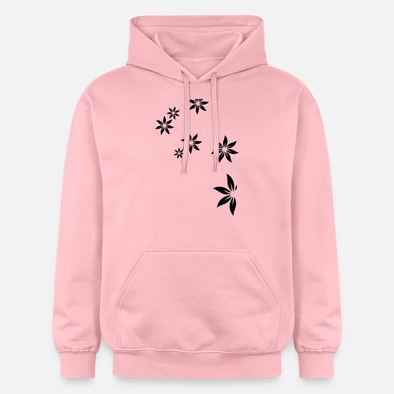 Fleurs, déco, fleur - Sweat à capuche Softstyle® Gildan Unisexe - rose clair