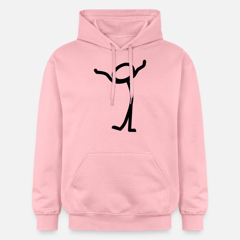 comique - Sweat à capuche Softstyle® Gildan Unisexe - rose clair