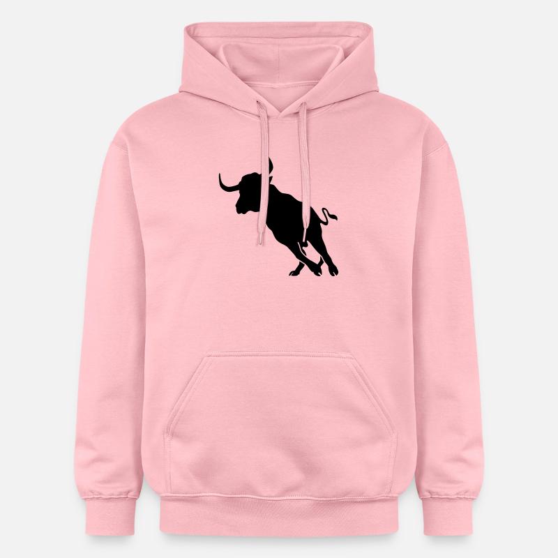 bull - Gildan Unisex Softstyle® Midweight Hoodie - light pink