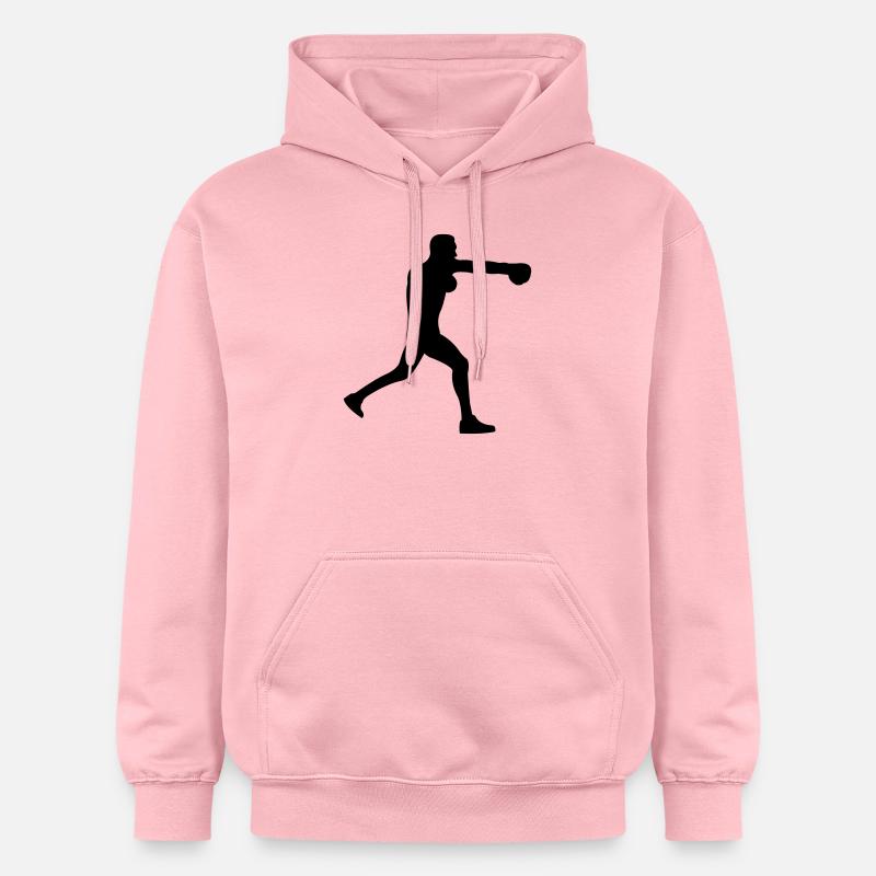 boxer - Sweat à capuche Softstyle® Gildan Unisexe - rose clair