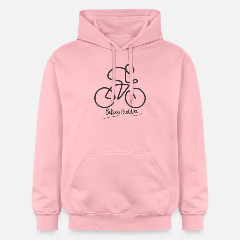 Copains de vélo - Sweat à capuche Softstyle® Gildan Unisexe - rose clair