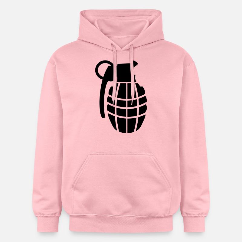 grenade à main - Sweat à capuche Softstyle® Gildan Unisexe - rose clair