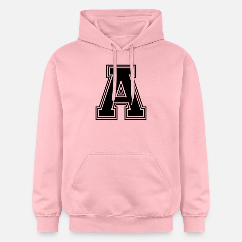 A_lettre_A_(w31) - Sweat à capuche Softstyle® Gildan Unisexe - rose clair