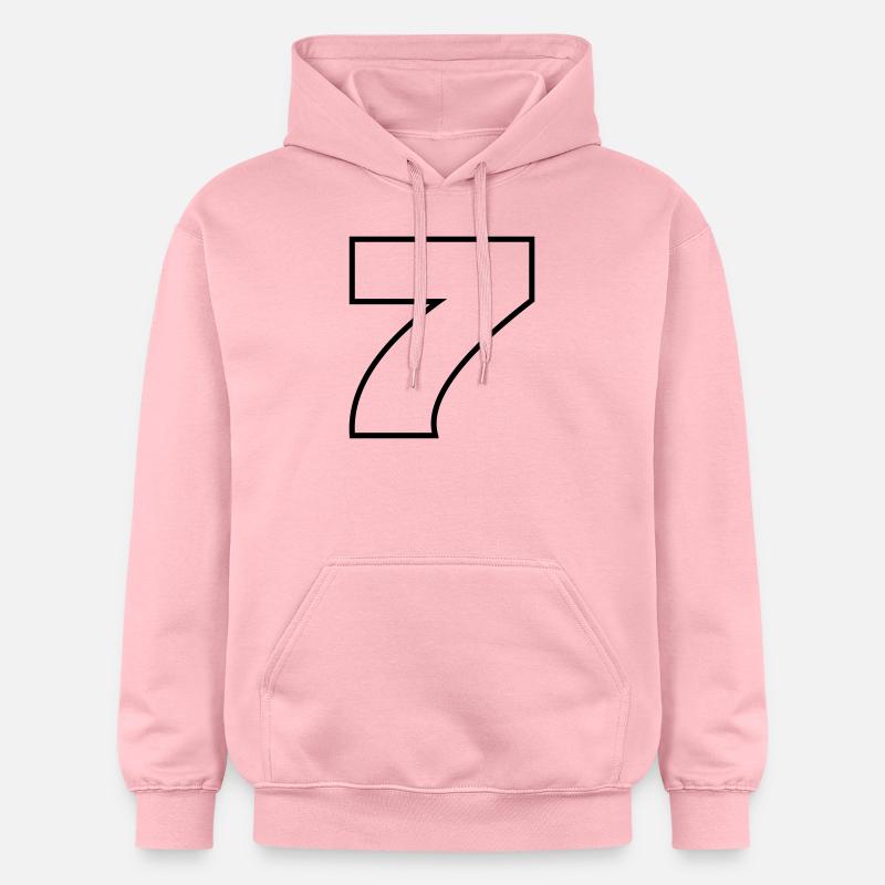 7 - Sweat à capuche Softstyle® Gildan Unisexe - rose clair