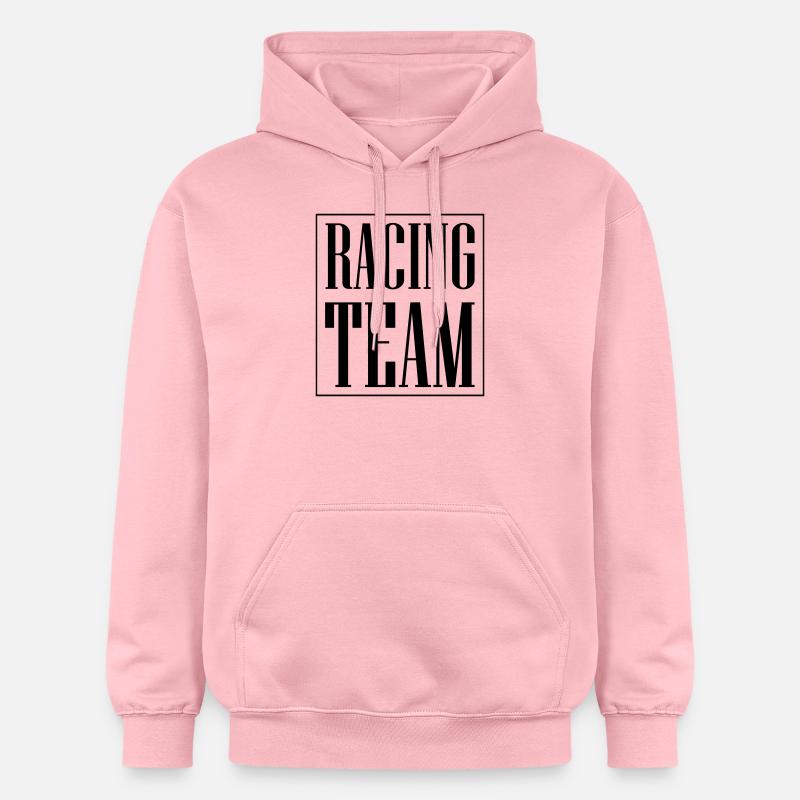 Équipe de course - Sweat à capuche Softstyle® Gildan Unisexe - rose clair