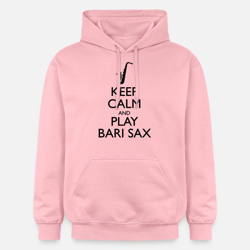 Play Bari Sax - Sweat à capuche Softstyle® Gildan Unisexe - rose clair