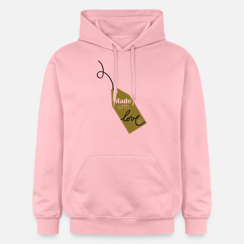 Made with love - Sweat à capuche Softstyle® Gildan Unisexe - rose clair