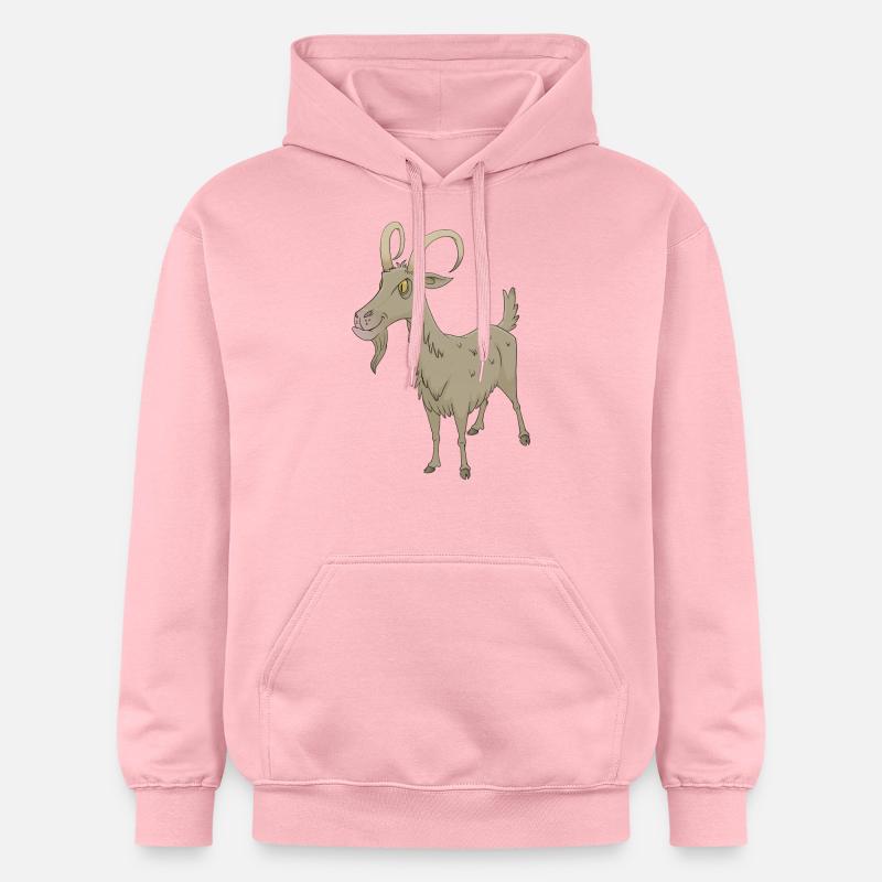 chèvre de chèvre - Sweat à capuche Softstyle® Gildan Unisexe - rose clair