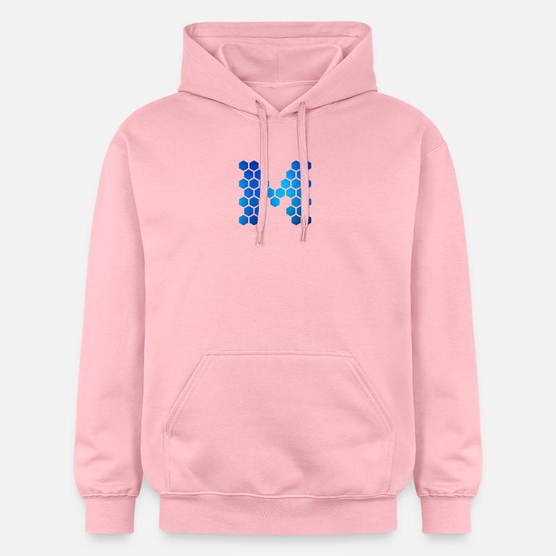 m hex logo - Sweat à capuche Softstyle® Gildan Unisexe - rose clair
